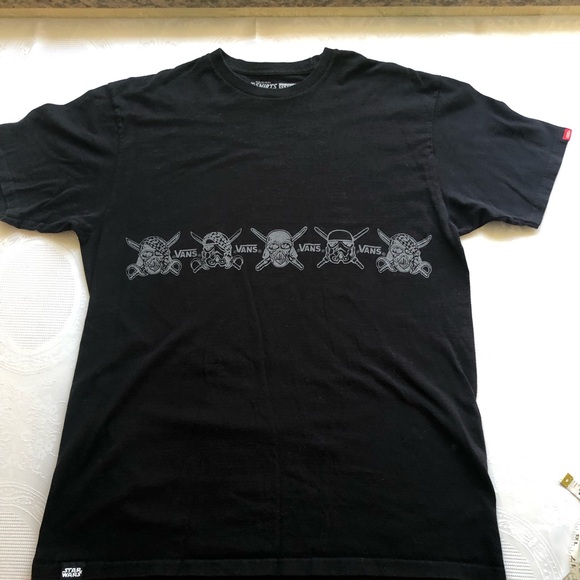 Vans Star Wars Black Graphic Printed T-Shirt Men’s Size L Short Sleeves Casual - Picture 11 of 16